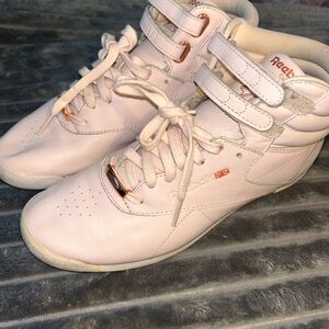 Reebok Women's Light Pink High-Top Sneakers